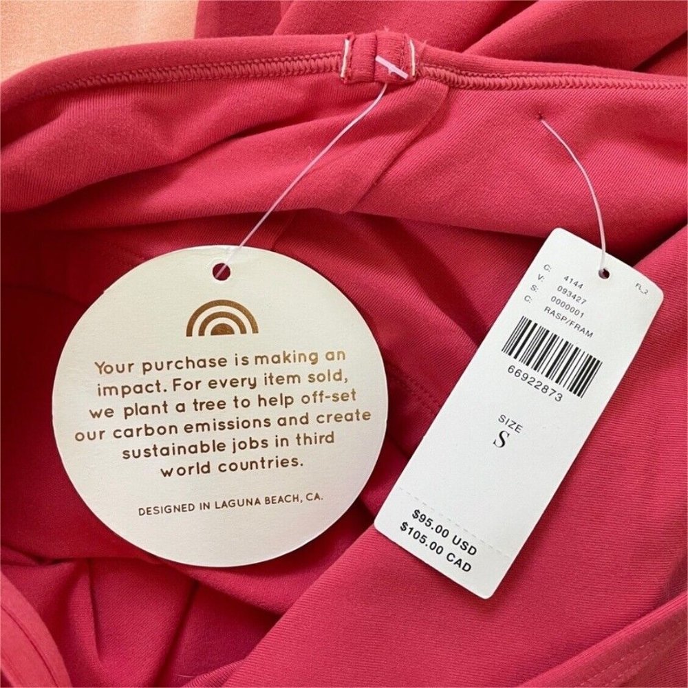 Playground Active Anthropologie Athletic Mini Dress Women's Small Pink Stretch - Picture 11 of 15